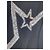 Abito Balmain Body Con nero a maniche lunghe con stelle in cristallo - vista 5