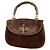 Borsa in suede marrone Gucci