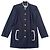 Valentino Garavani Giacca lunga blu navy Oliver di Valentino