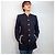 Valentino Garavani Giacca lunga blu navy Oliver di Valentino - vista 4