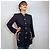 Valentino Garavani Giacca lunga blu navy Oliver di Valentino - vista 5