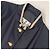 Valentino Garavani Giacca lunga blu navy Oliver di Valentino - vista 6