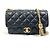 Borsa a catena matelassé CC Coco Mark AS3393 di Chanel Nero
