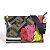 Bolso de hombro multicolor arcoíris Fendi 7V70 Castaño