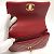 Borsa a spalla Chanel Coco Mark Matelassé 3 catene Rosso - vista 3