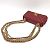 Borsa a spalla Chanel Coco Mark Matelassé 3 catene Rosso - vista 8