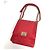 Borsa a spalla Chanel Boy Pochette in pelle rossa Rosso