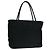 PRADA Borsa a mano in nylon nero argento autentica ep5402