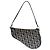 Borsa DIOR Saddle in Tela Nera - 142201501 Nero - vista 3