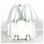 Fendi Horse Selleria Tote Tasche Weiß