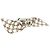 Fermaglio per capelli in nastro Fendi FXT114 Beige