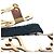 Fermaglio per capelli in nastro Fendi FXT114 Beige - vista 11