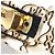 Fermaglio per capelli in nastro Fendi FXT114 Beige - vista 12