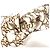 Fermaglio per capelli in nastro Fendi FXT114 Beige - vista 5