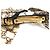 Fermaglio per capelli in nastro Fendi FXT114 Beige - vista 6