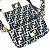 Collaborazione Fendi Joshua Vides Borsa Baguette Zucca Nero Blu - vista 9