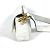 Borsa a secchiello Mamma Zucca 8BR600 di Fendi Bianco - vista 7