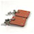 Hermès Hermes Heart Asdukur PM Ohrringe Silber Orange  - Ansicht 3