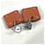 Hermès Hermes Heart Asdukur PM Ohrringe Silber Orange  - Ansicht 5