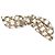 Barrette en soie beige Fendi