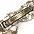Barrette en soie beige Fendi - vue 3