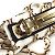 Barrette en soie beige Fendi - vue 4