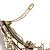 Barrette en soie beige Fendi - vue 7