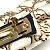Barrette en soie beige Fendi - vue 9