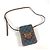 Pochette a spalla in denim e pelle Horsebit di Gucci Marrone Blu - vista 10