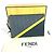 Pochette piatta diagonale Zucca Fendi Marrone Nero Giallo - vista 14