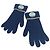 Guanti in cashmere Louis Vuitton con patch Blu navy