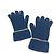 Guanti in cashmere Louis Vuitton con patch Blu navy - vista 2