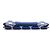 LOUIS VUITTON - Pochette Double Zip Louis Vuitton in tela rivestita Blue Escale - vista 4