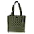 Symbole Prada schwarze grüne Jacquard Triangolo-Symbol Einkaufstasche