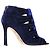 Stivaletti cut out bicolor Sergio Rossi in suede blu Blu chiaro