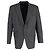 Slim-Fit Gingham-Anzugjacke aus grauer Wolle von Tom Ford O'Connor