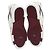 Baskets Gucci Re-Web basses en cuir bordeaux - vue 6
