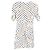 Maje Razula Mini-Kleid aus weißem Polyester mit Pailletten und Polka-Dots - Ansicht 2