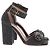 Sandali Marni T.EU 38.5 Tweed Grigio - vista 2