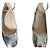 Décolleté Slingback Valentino Garavani Argentate Pelle 36 Argento