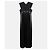 Moncler 4 Moncler Hyke Plissee Midi Kleid Schwarz