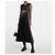 Moncler 4 Moncler Hyke Plissee Midi Kleid Schwarz - Ansicht 2