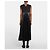 Moncler 4 Moncler Hyke Plissee Midi Kleid Schwarz - Ansicht 3