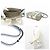 Chloé WOODY Borsa Tote Piccola Bianco Blu - vista 2