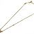 Collana Essential V Planet di Louis Vuitton D'oro - vista 4