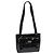 CHANEL COCO Borsa a spalla in pelle verniciata Nera Argento CC Auth yk14331 Nero