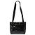 CHANEL COCO Borsa a spalla in pelle verniciata Nera Argento CC Auth yk14331 Nero - vista 3