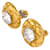 Orecchini rotondi a clip con strass Chanel - vista 2