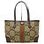 Borsa Tote Jumbo GG GUCCI 631685 Rosso Beige Verde Cammello