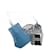 clochette , tirette et cadenas  hermès neuf pour sac hermès kelly messenger dustbag Bleu  - vue 1